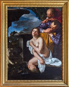 スザンナと長老、1622年 作： Artemisia Gentileschi